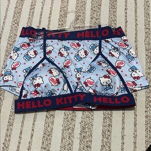 Hello Kitty Light Blue & Navy junior’s girls Bralette and Shorts Set
